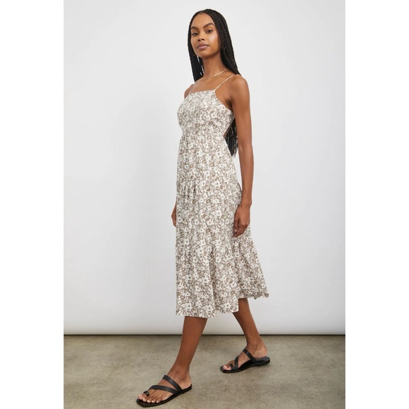 Rails Leni Dress in Brown & White Floral - Size XL - Picture 7 of 16